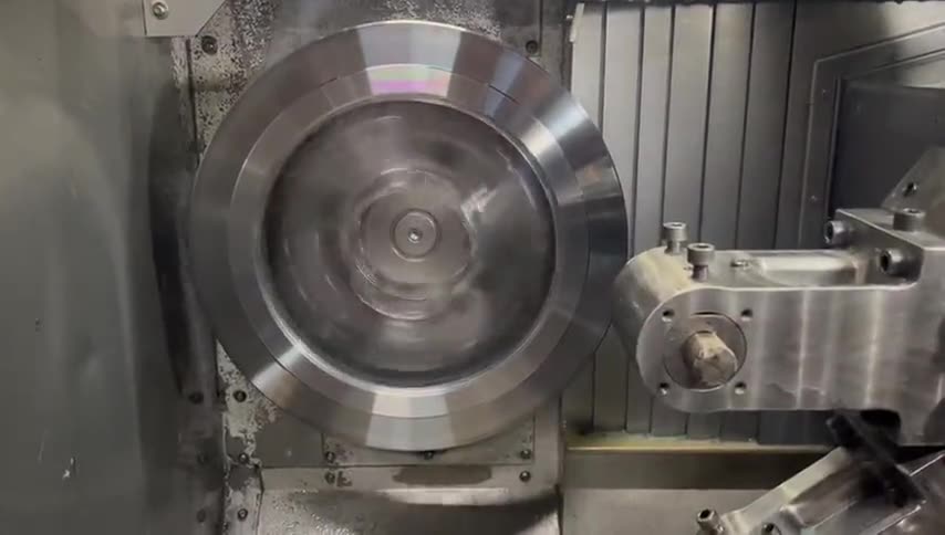 CNC tornada flanş yüzey işleme