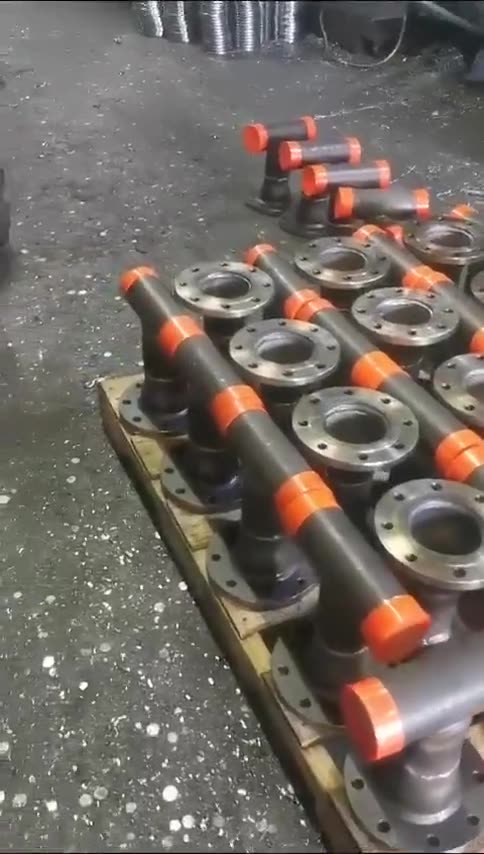 Flanşlı te spool parçaları