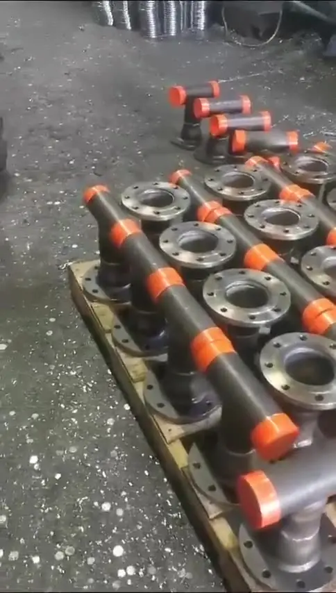 Flanşlı te spool parçaları
