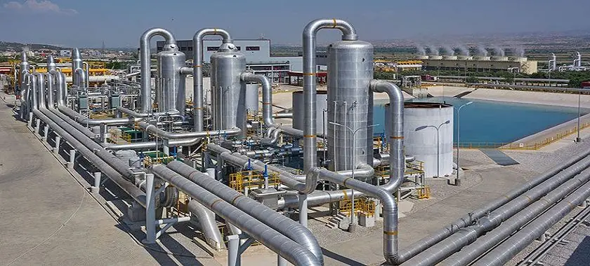 Jeotermal enerji santrali boru hatları